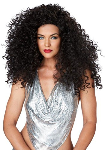 California Costumes, Disco Diva Do, Women's Wig Brunette