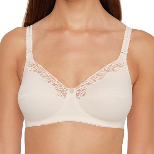 SUSA BH ohne Bügel Topsy , Blickdichter BH mit nahtlos vorgeformten Cups , Gemoldeter BH mit kleiner Blume , Idealer Atmungsaktivität & hoher Stabilität