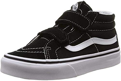 Vans Boys Sk8-Mid Reissue V High-Top Sneakers B/W 2 Medium (D) Little Kid Black/True White