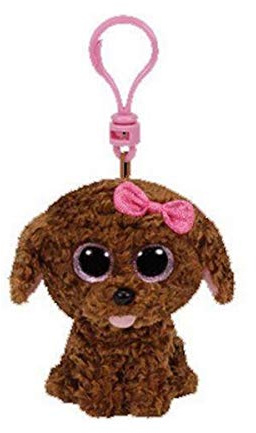 Ty Beanie Boo Boos 3 Key Clip - Maddie The Brown Dog