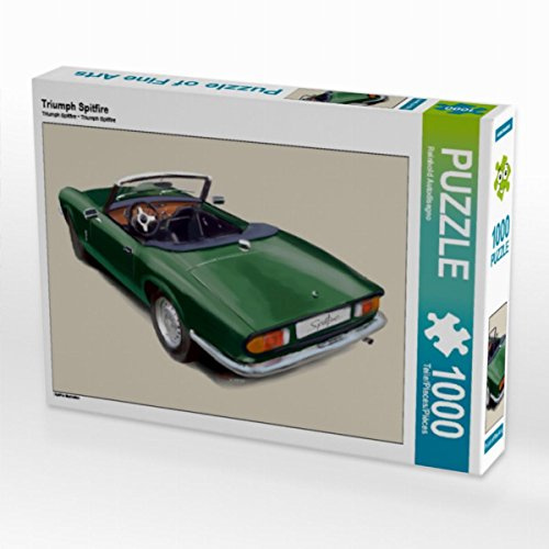 CALVENDO Puzzle Triumph Spitfire | 1000 Teile Lege-Größe 64 x 48 cm Foto-Puzzle für glückliche Stunden
