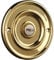 Byron Wired Bell Push Flush Mounted - Brass