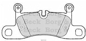 Borg & Beck BBP2279 Rear Brake Pads To Fit Alfa Rome 1 8 TBi 10-