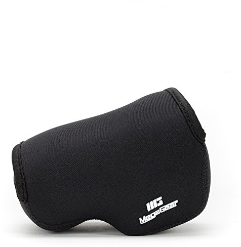 MegaGear Ultraleichte Kameratasche aus Neopren-Marterial für Digitale Spiegelreflexkamera Sony NEX-6 mit Sony NEX-7 mit 18-55mm Objektiv (Schwarz)