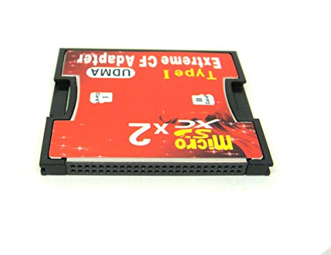 Sintech Dual Micro SD SDHC SDXC Karte zu UDMA CF Adapter für Canon Nikon Kamera