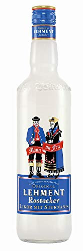 Original Lehment I Rostocker Likör mit Sternanis I Einzigartige Küstenspezialität I 21% Vol. I 700 ml