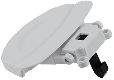 Spares2go Plastic Door Handle Lever for CDA Washing Machines (White)