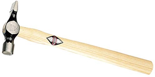 Picard Joiners Hammer 180g – English Pattern, Flat 20mm Face, Bright-Finished & Powder-Coated Head, Hardened Steel, Ash Handle, Precision Carpentry Tool – 0008701-180