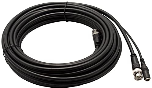 60m Professional Copper RG59 BNC Video and DC Power CCTV Cable
