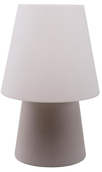 8 seasons design LED Tischlampe 60 cm, No.1 (sand), E27, Leuchtmittel warmweiß – wetterfest – Tischleuchte für außen und innen - für Wohnbereiche, den Balkon oder die Terrasse