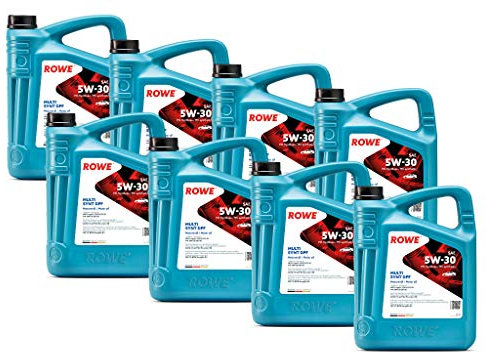 40 Liter (8x5L) ROWE HIGHTEC MULTI SYNT DPF SAE 5W-30 Motoröl Made in Germany