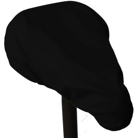 MadeForRain Einfacher Sattelschoner gegen Verschmutzung, Abnutzung, Ausbleichen und Überhitzung - CityHopper Sunny - Tiefschwarz