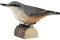 WILDLIFEGARDEN Wildlife Garden WG410 DecoBird Kleiber - Handgeschnitzter Dekorative Vogel aus Holz - Kleine Europäische Vögel