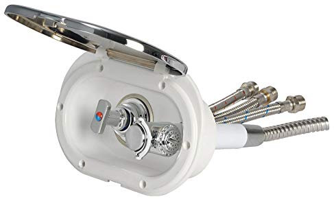 OSCULATI Box Doccia con Tubo Inox 4 m