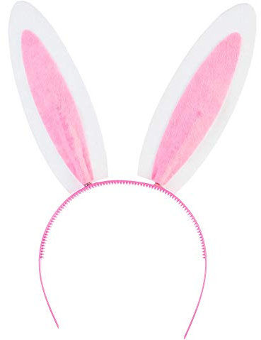 amscan 399943 Amscan - Easter Bunny Ears Felt Pink Headband Bopper - 30cm