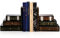 Fasmov Lot de 2 Porte Livres Serre-Livres en Bois avec Tiroirs de Bureau