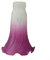 Tiffany Style Pond Lily Tulip Flower Glass Replacement Lamp Shade Glass 4.5 Wide X 6 Tall X 1.5 Fitter for Pond Lilly Globe Bulb Lamps (White Purple, 1.5 Fitter X 4.5 Wide X 6 Tall)