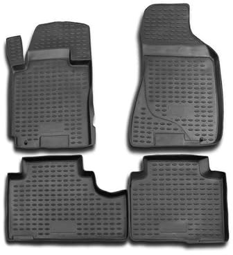 OMAC Gummimatten Fußmatten kompatibel mit Kia Sportage 2004-2010 TPE Automatten Schwarz 4X