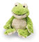Warmies Plush Frog Microwavable Scented with French Lavender, Weighted Teddy Suitable for All Ages, Chill in a Freezer for Cooling Relief, Frog Weighted Teddy