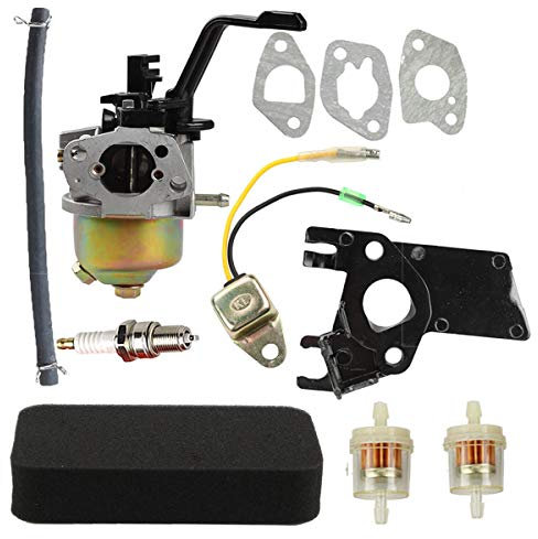 Hippotech Carburatore con sensore olio filtro carburante aria per generatore Honda EB2200X EB2500X EM1600X EM1800X EM1800XK1 EM2200X EM2500X