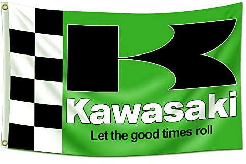 ENMOON Flagge für drinnen und draußen, Motorrad-Banner, lebendige Farben und UV-beständig, ideal für College, Wohnheim, Zimmer, Männerhöhle, Garage, mit Messingösen.