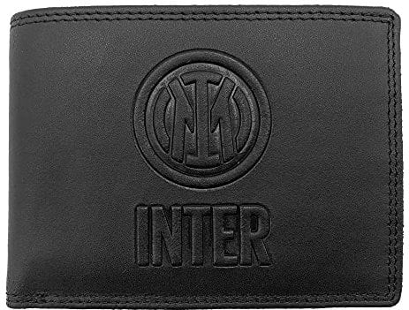 Inter Portafoglio in Pelle Prodotto Ufficiale Official Merchandising, Nero