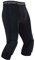 Valcatch Herren gepolsterte Kompressionsstrumpfhose 3/4 Länge Leggings mit Knieschutz für Basketball Fußball Fußball