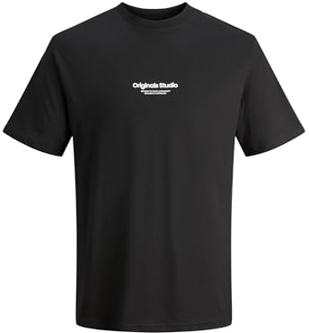 JACK & JONES Boy T-Shirt Printed T-Shirt Junior, Black, 176