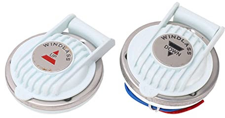 Ankerwinde Fußschalter 2 Stück Ankerwinde Schalter für Ankerwinde Ankerwinde sicher und einfach zu bedienen für Boot