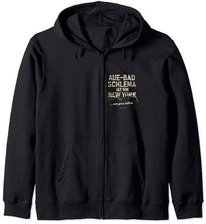 Aue-Bad Schlema ist wie New York Aue-Bad Schlema Kapuzenjacke