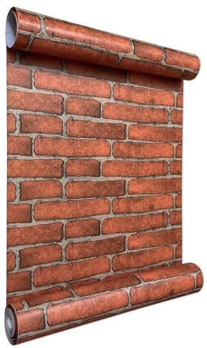 I K H E Malarka Selbstklebende Tapete, PVC Folie, Tapete, Klebefolie, Aufkleber (1 x Rollen - 0,8mm Stärke) große Auswahl, Breite 45cm Lange 10m (HY9213)