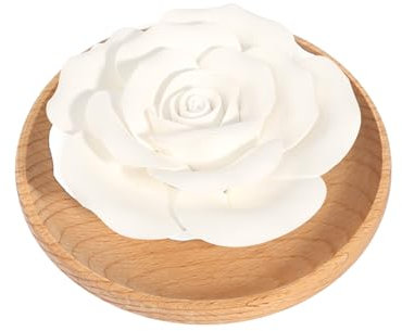 Rose Duftsteine für ätherische öle Rose Deko Duftstein für ätherische öle für Aromatherapie in Schlafzimmer, Badezimmer, Büro, Raumduft, Duftträger, Aromatherapie (Rose)