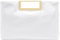 Milisente Women's Leather Clutch Bag Wedding Envelope Evening Bags For Formal Party With Handle(White)