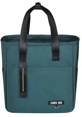 Nanxson Borsa Termica Porta Pranzo Borsa Frigo Isoterma Grande Borsa termica per Uomo Donna Bambino Ufficio per Campeggio Lavoro Scuola (11L,B Verde)