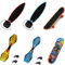 SGERUFZ Finger Skateboard, 6 Stück Fingerboard, Mini Fingerskateboards Set, Professionelles Finger Spielzeug, für Kinder Partytütenfüller, Kindergeburtstag Geschenke (3 Stile)