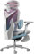 AutoFull G7 Ergonomischer Bürostuhl, Gaming Stuhl mit Dynamischer Lendenstütze, 720° Doppelachsen-Dreharmlehnen, 140° Rückenlehnen-Neigung & 4D-Nackenkissen (Rosa)