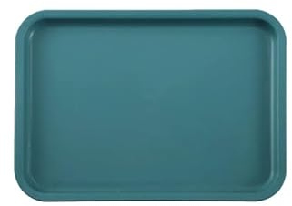 31 * 23.1 * 2CM Rectangular Serving Tray Green Reusable Plastic Tray For Serving Home/Restaurant/Hotel Cosmetics Organizer Trays