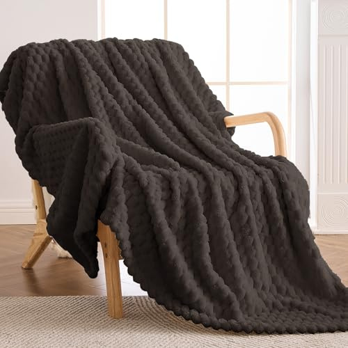 Vielit Kuscheldecke Flauschig 150x200 cm – Ultraweiche Fleecedecke für Couch & Sofa, Warme Wohn- & Kuscheldecke, Leichte Sofadecke, Gemütliche Couchdecke, Atmungsaktiv & Pflegeleicht Decke Braun