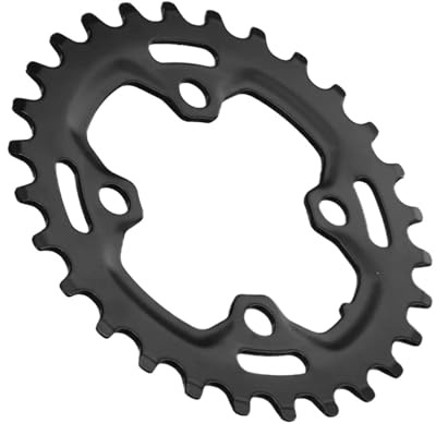 Generisch Kompatibel for 1 rundes ovales Kettenblatt 64BCD 28T Narrow Wide Single Chain Ring for Rennräder, Mountainbikes und E-Bikes