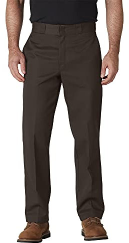 Dickies Men's Original 874 Work Pant, Pantalones Para Hombre, Marrón (Dark Brown), 40W x 30L