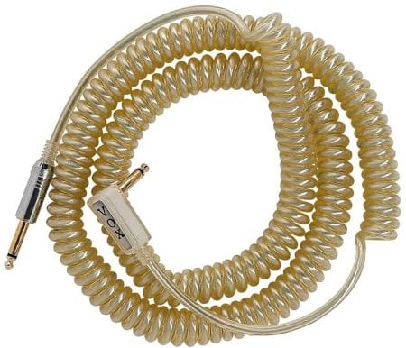 Vox VCC090SL - Cable jack a jack (9 m, en espiral, conector chapado en oro), color negro