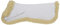 USG Sattelunterlage Baumwolle/ Webpelz, weiss/beige