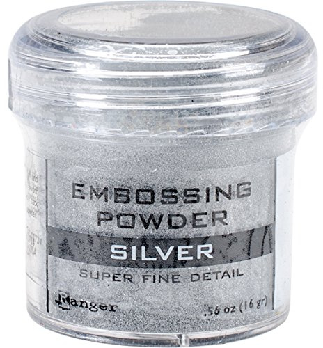 Ranger Embossing Powder, 0.56-Ounce Jar, Silver