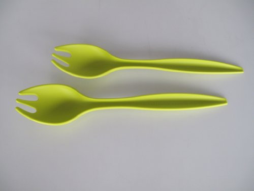 TUPPERWARE Allegra Salatbesteck limette Salat Besteck