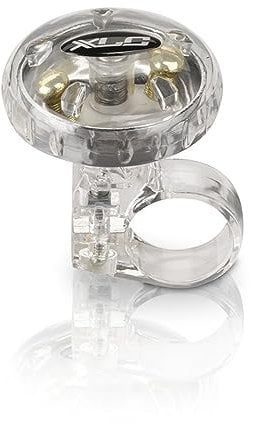XLC Unisex – Erwachsene Fahrradglocke DD-M12 Durchmesser 36 mm, Silber, 1size