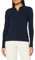 CliQue Women's Clique Classic Long Sleeved Womens Marion Polo Shirt, Blue (Dark Navy), XXL UK