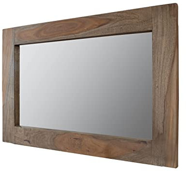 MASSIVMOEBEL24.DE Sheesham Holz massiv Spiegel Massivmöbel Nature Grey #709