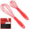 Chef Remi Egg Whisks -2 Sizes Baking Whisks Non-Stick Silicone Balloon Whisk Set - 11 inch & 8 inch Egg Whisk Set