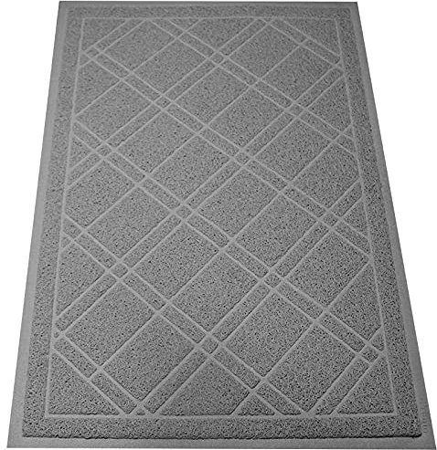 SlipToGrip universelle Fußmatte, Größe XL, 106,7 x 88,9 cm, rutschfest, strapazierfähig und waschbar, Duraloop-Geflecht, für Eingangsbereich, Outdoor- & Indoor-Fußabtreter, Schmutz- und Staubfänger