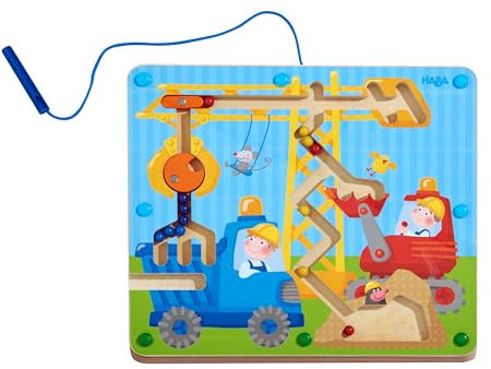 HABA 303418 Magnetspiel Auf der Baustelle